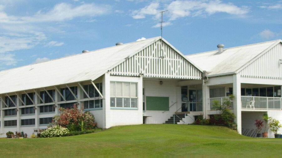 Ayr Golf Club's clubhouse