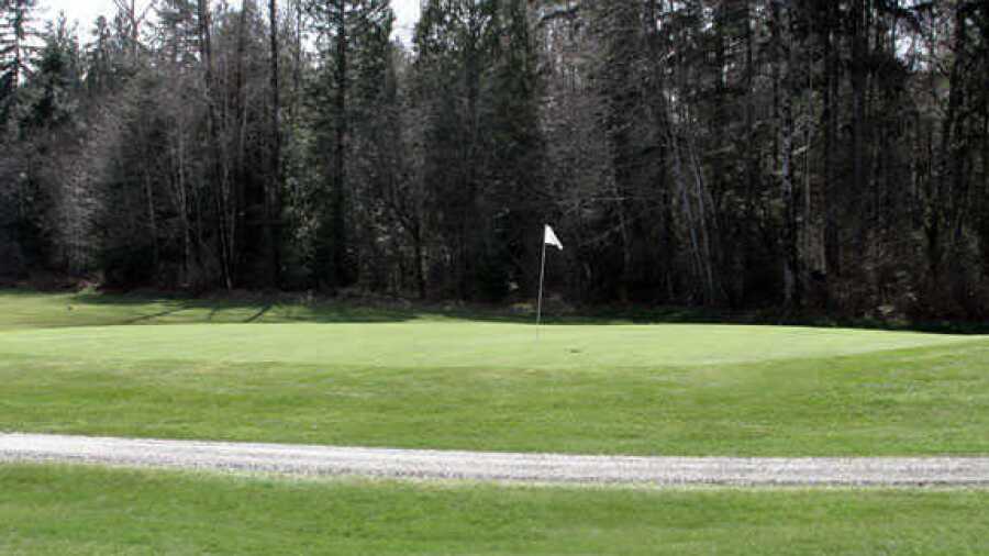 Lake Cushman GC: #8