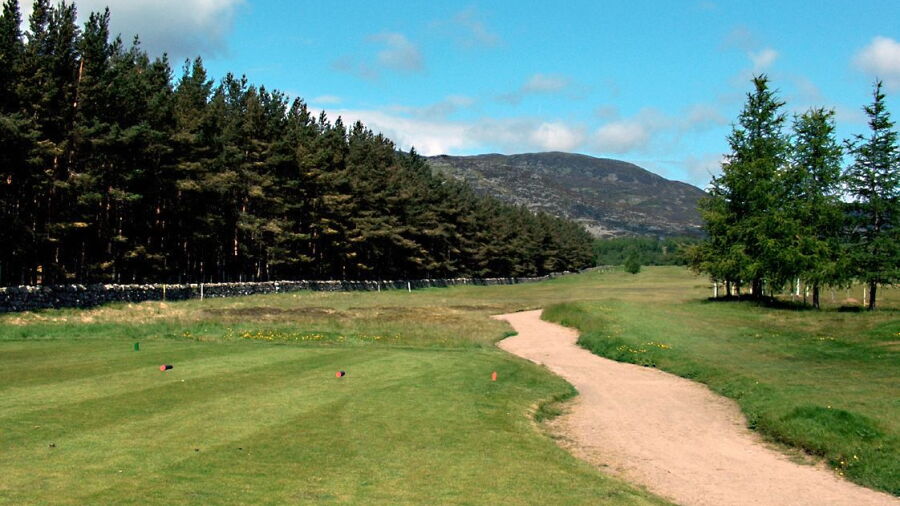 Kingussie GC: 14th hole - "The Dyke"