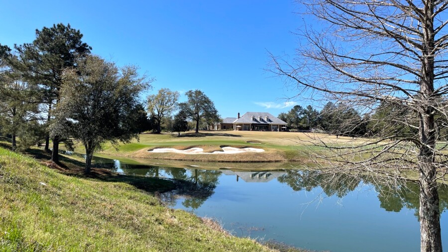 Fallen Oak - 18th green 