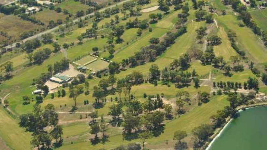 Kerang GC: Aerial view