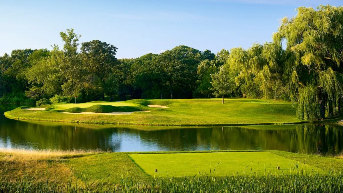 South at Olympia Fields Country Club in Olympia Fields, Illinois, USA