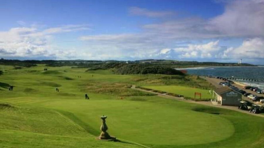 Old Course at Moray GC: View from #18