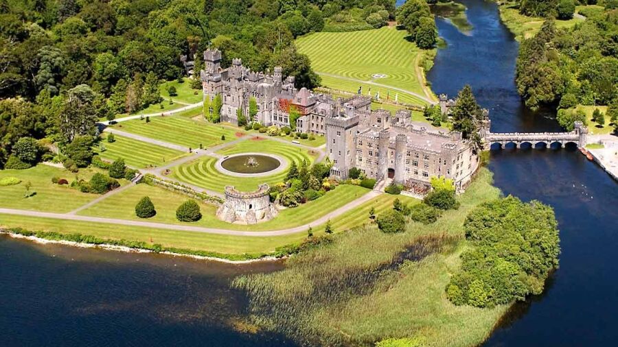 Ashford Castle GC: Aerial view