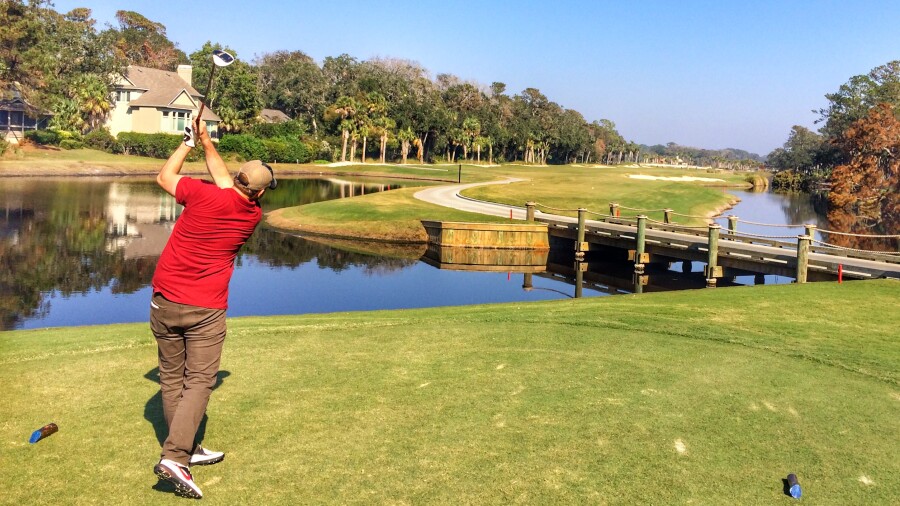 Sea Pines Resort - Atlantic Dunes golf course - 18th hole