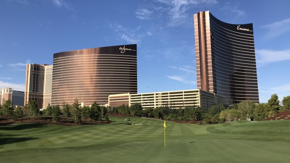 Wynn Golf Club - first green 