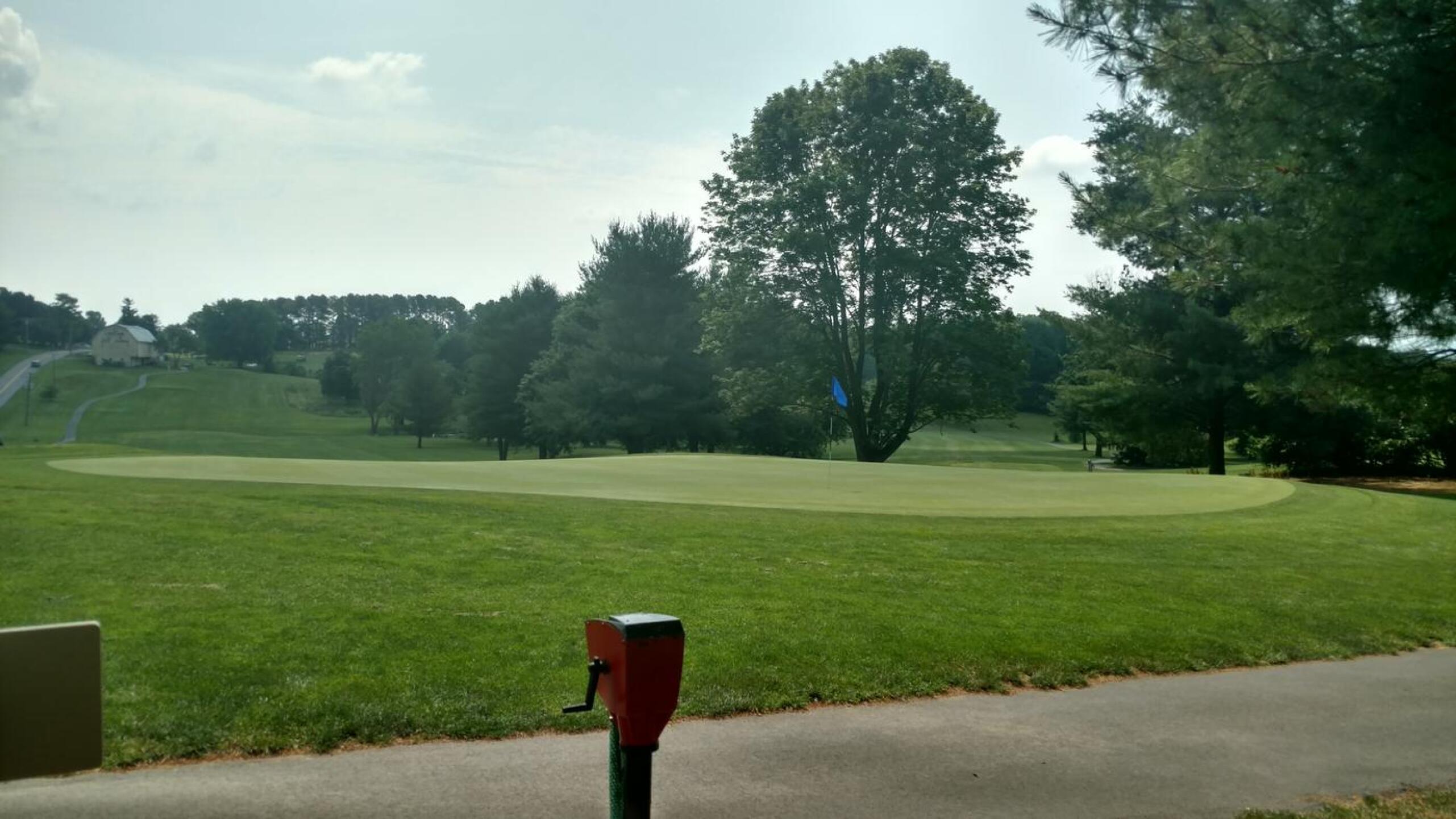Looking back at Lake #1 green. (Photo submitted by Back9Ben on 06/26/2017)
