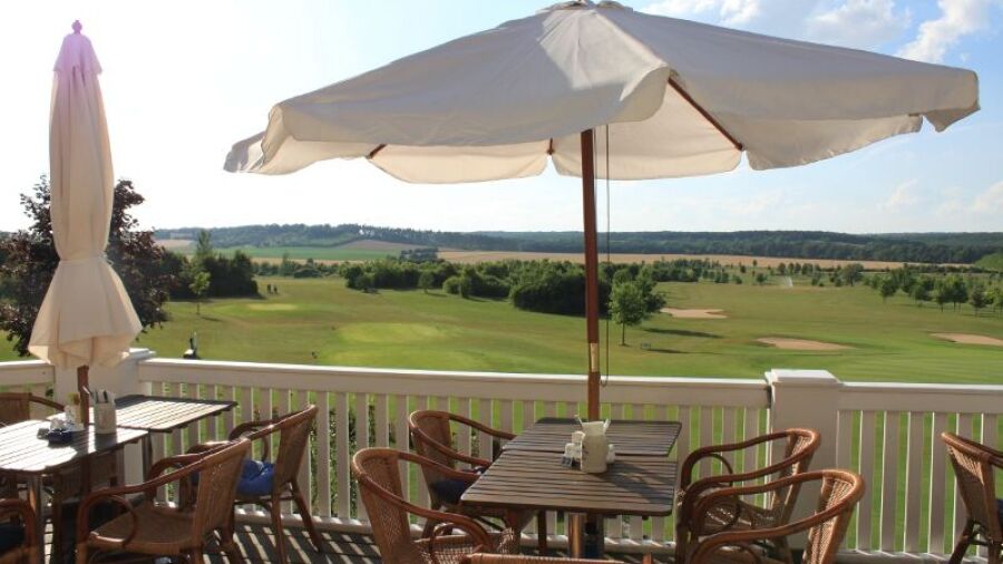 Reichsstadt Bad Windsheim GC: clubhouse terrace