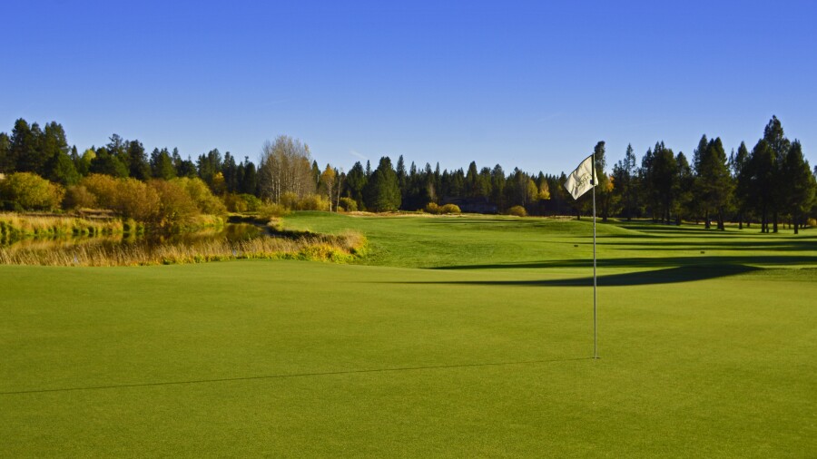 Sunriver Resort's Meadows Course - ninth hole