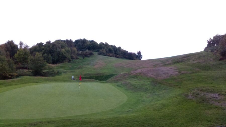 15th green at Llanymynech
