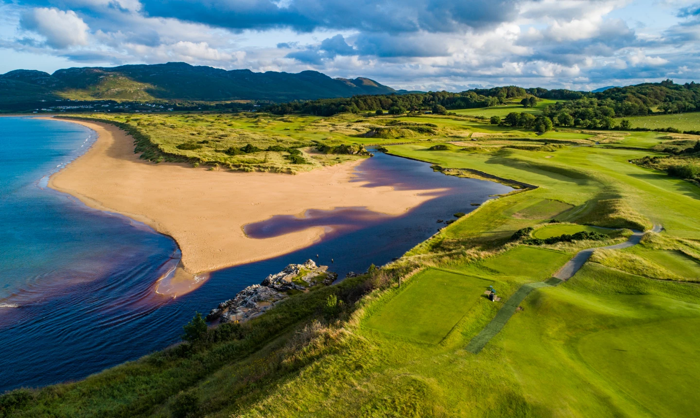 Portsalon Golf Club - hole 2 views 