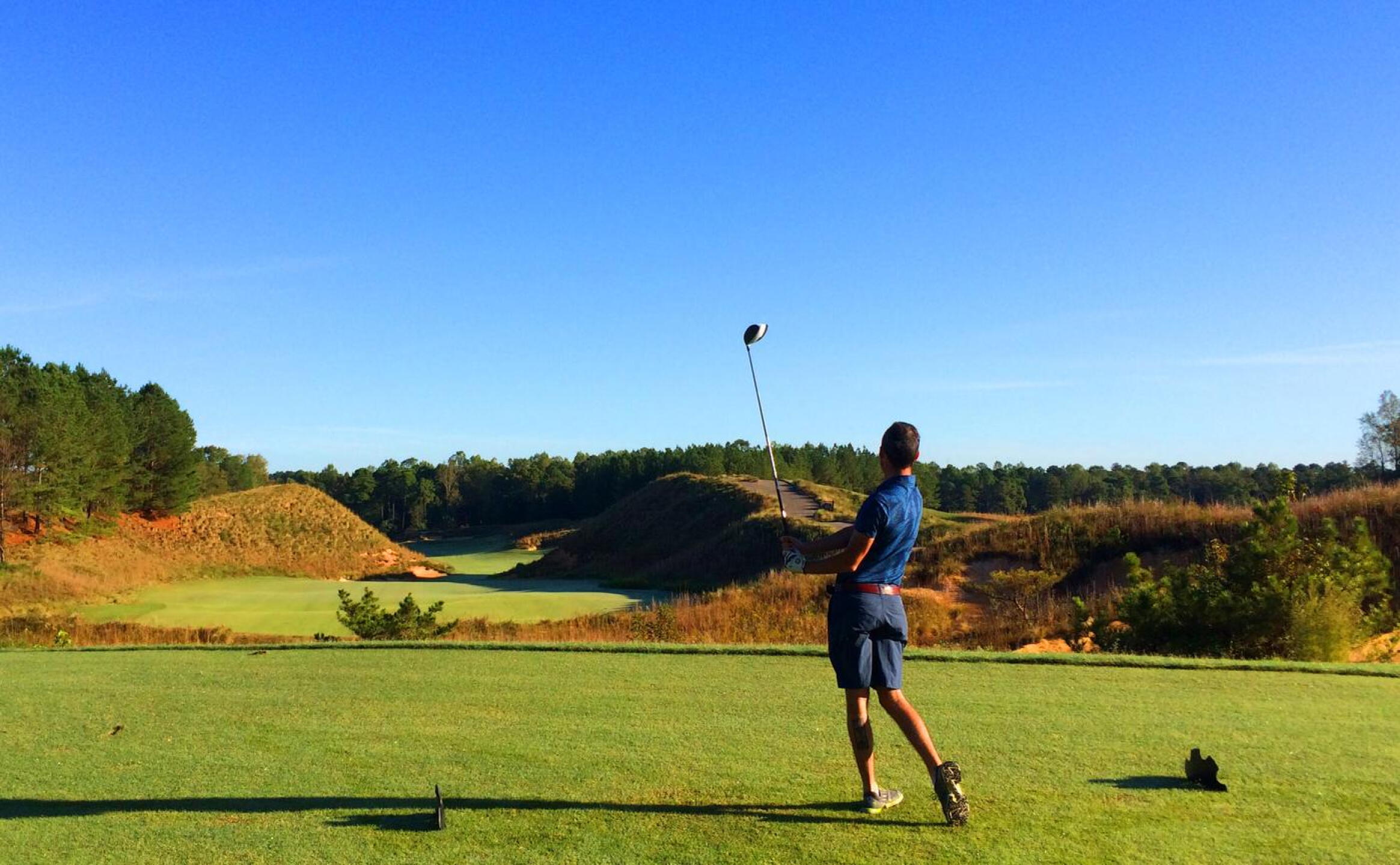 The opening tee shot (Photo submitted by MikeBaileyGolf on 10/23/2017)