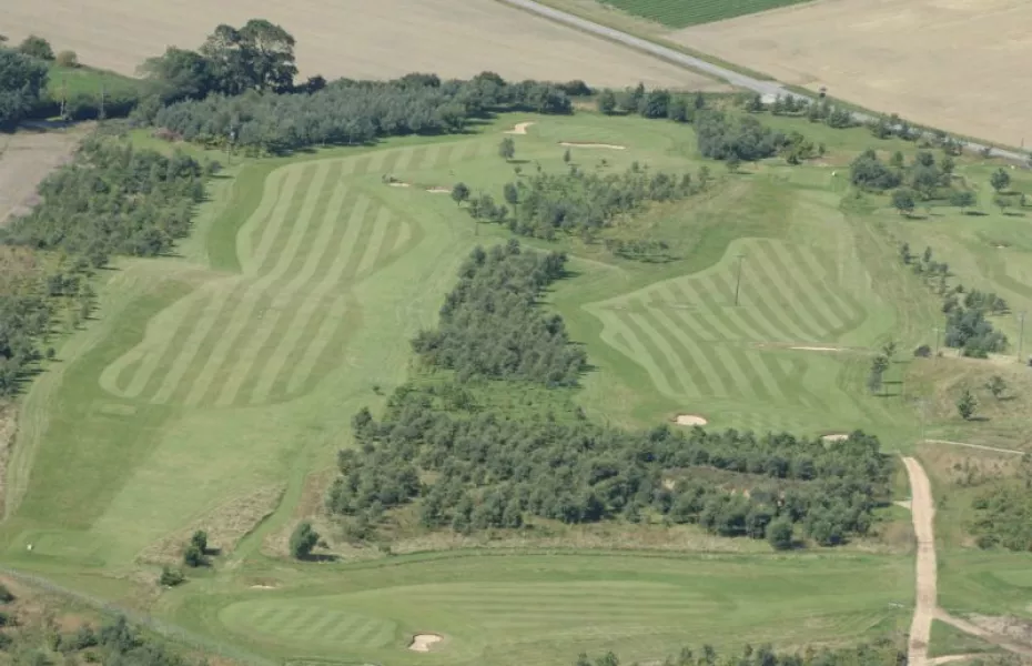 Kinloss Country GC: aerial view
