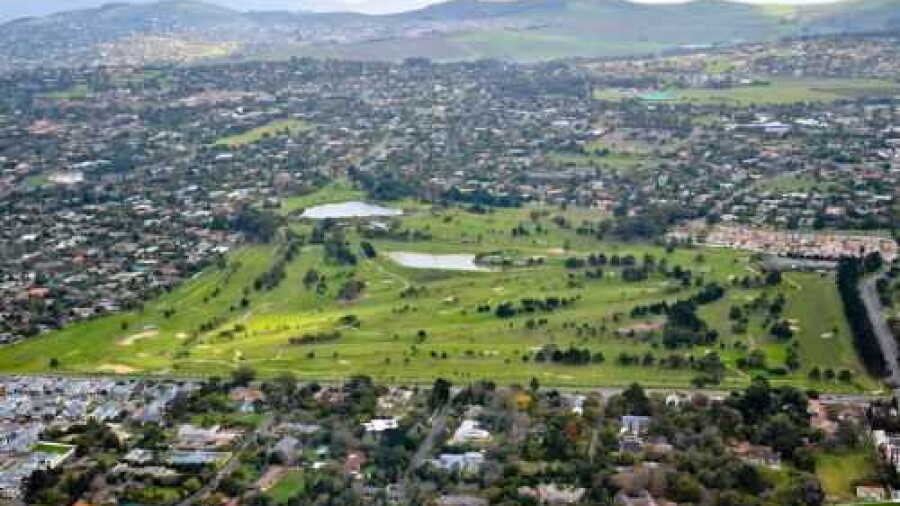 Durbanville GC: Aerial view