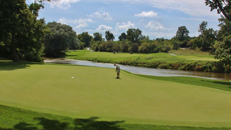 Meadow Valleys Course at Blackwolf Run - hole 18