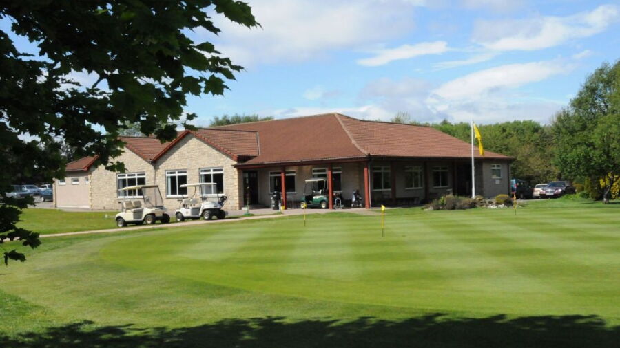 The clubhouse at Thornton GC