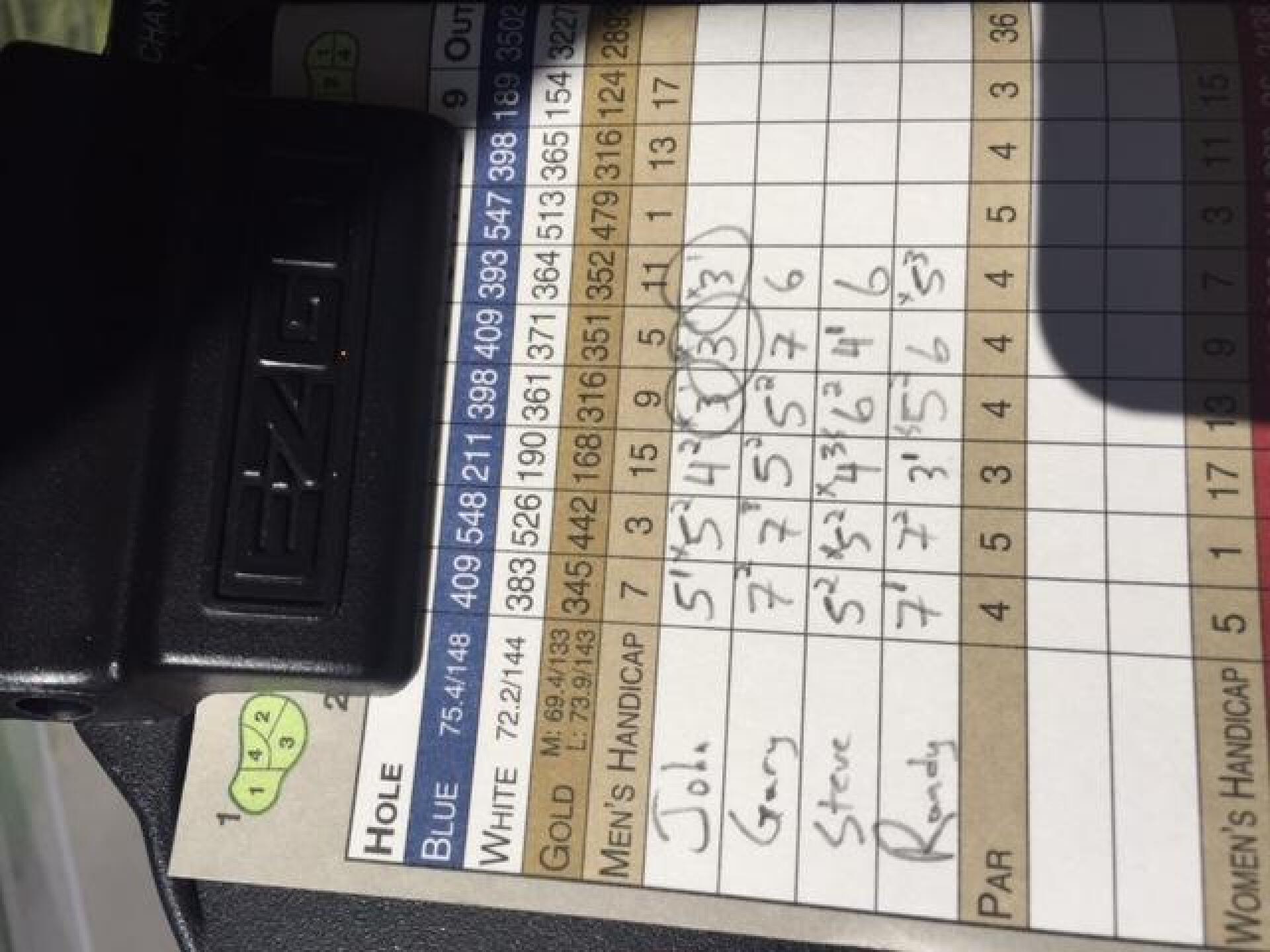 Nice 3 hole birdie run (Photo submitted by Johnnycher on 02/17/2017)
