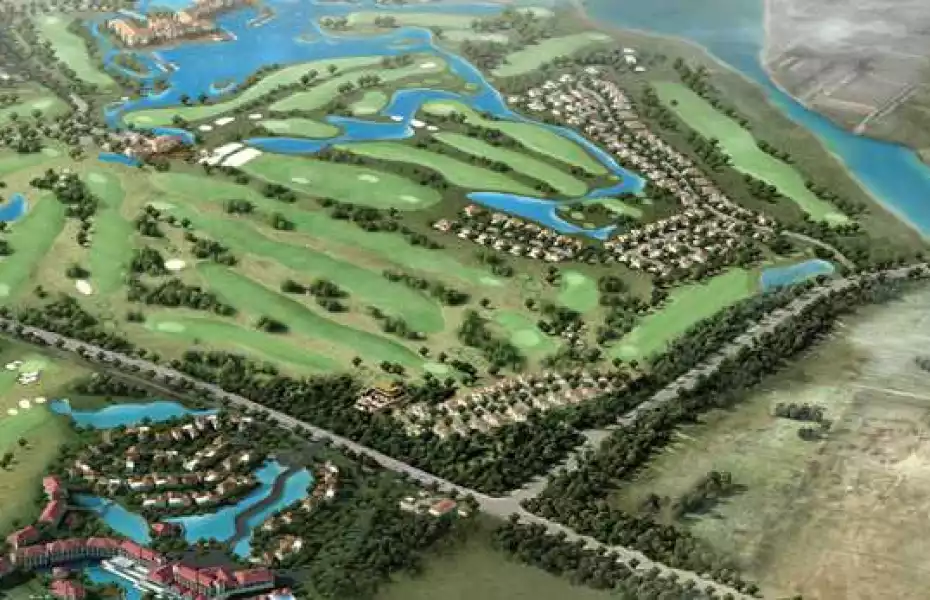 Danang GC: Aerial view