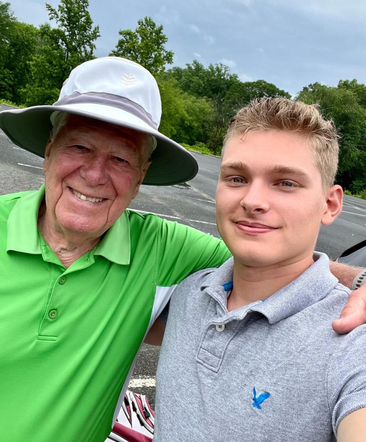 Me and my Active duty grandson (Photo submitted by fFLcmkNQPLiTuRLZnpEJ on 07/27/2022)