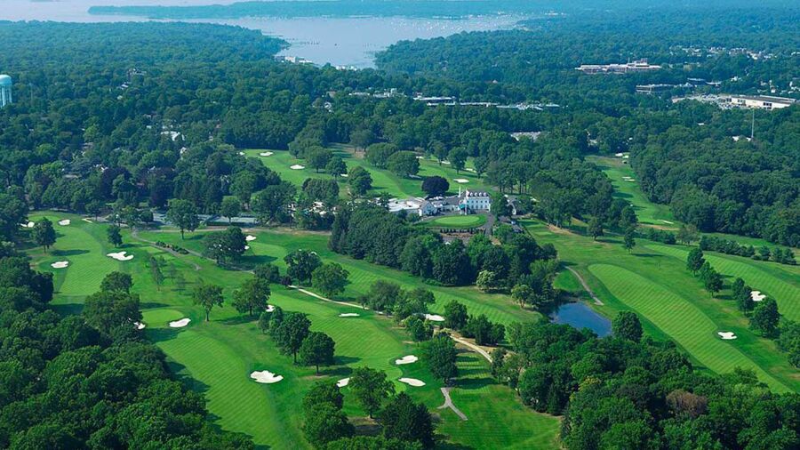 Fresh Meadow CC: Aerial view