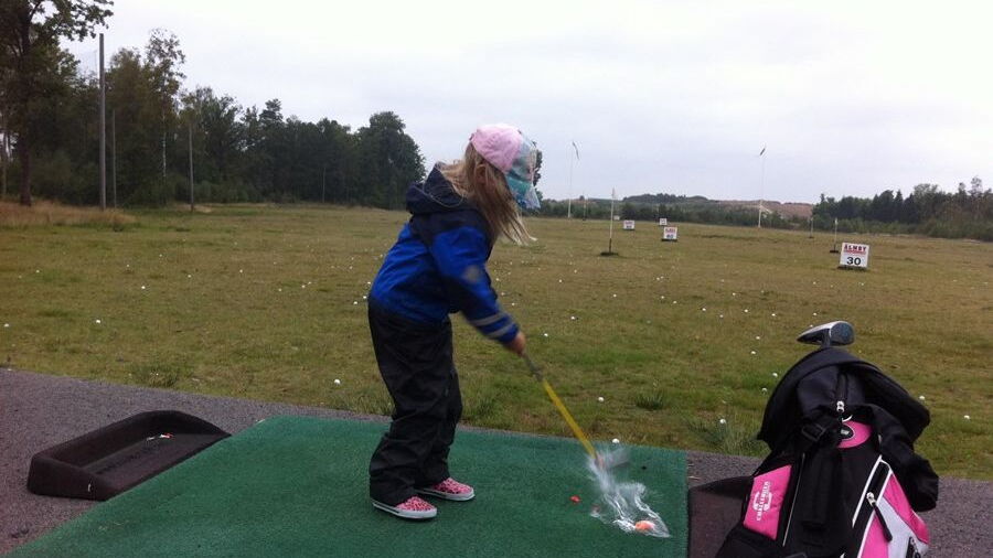 Almhults GC: Driving range