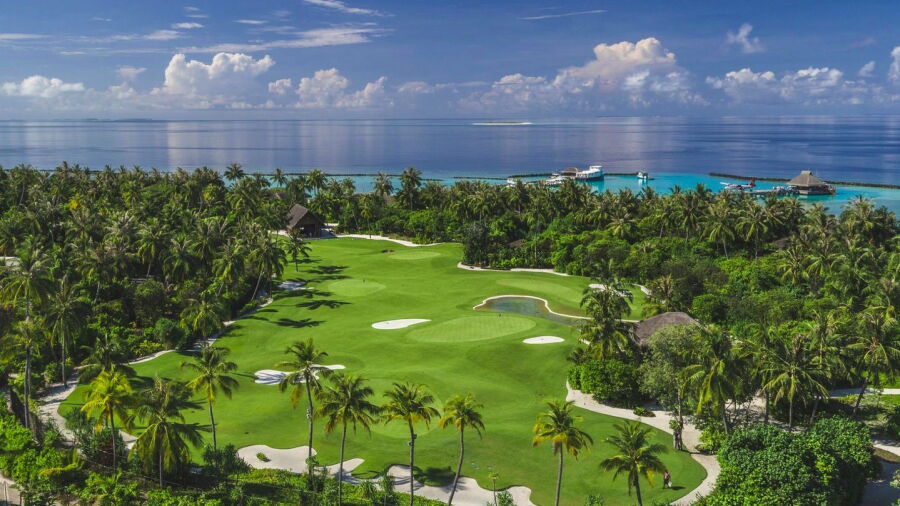 Velaa Private Island - Velaa Golf Academy: Aerial view