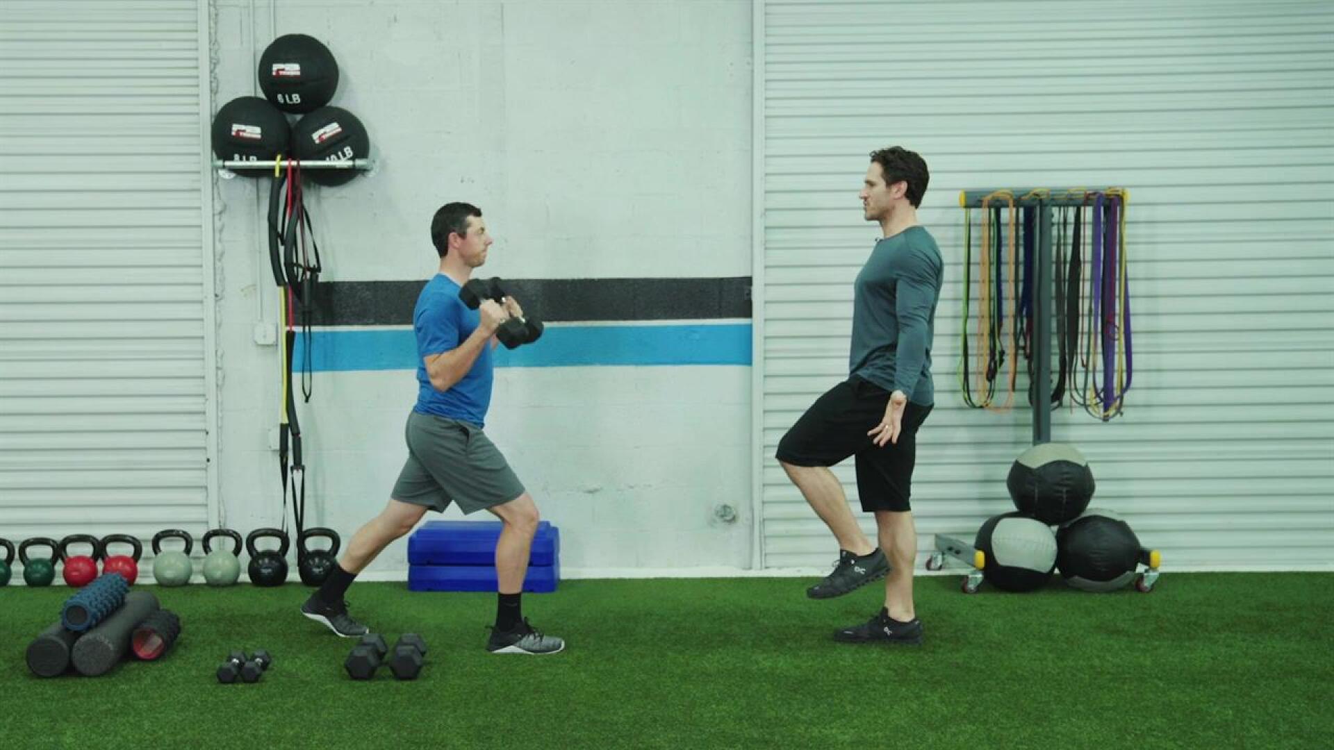 Split Stance Weight Lift