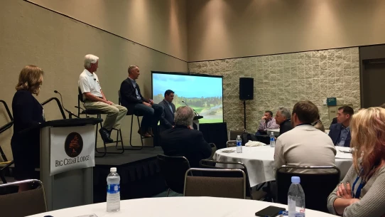 PGA Show Coore Kidd lunch