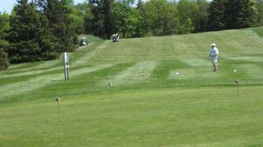 Lakeside GC: Practice area