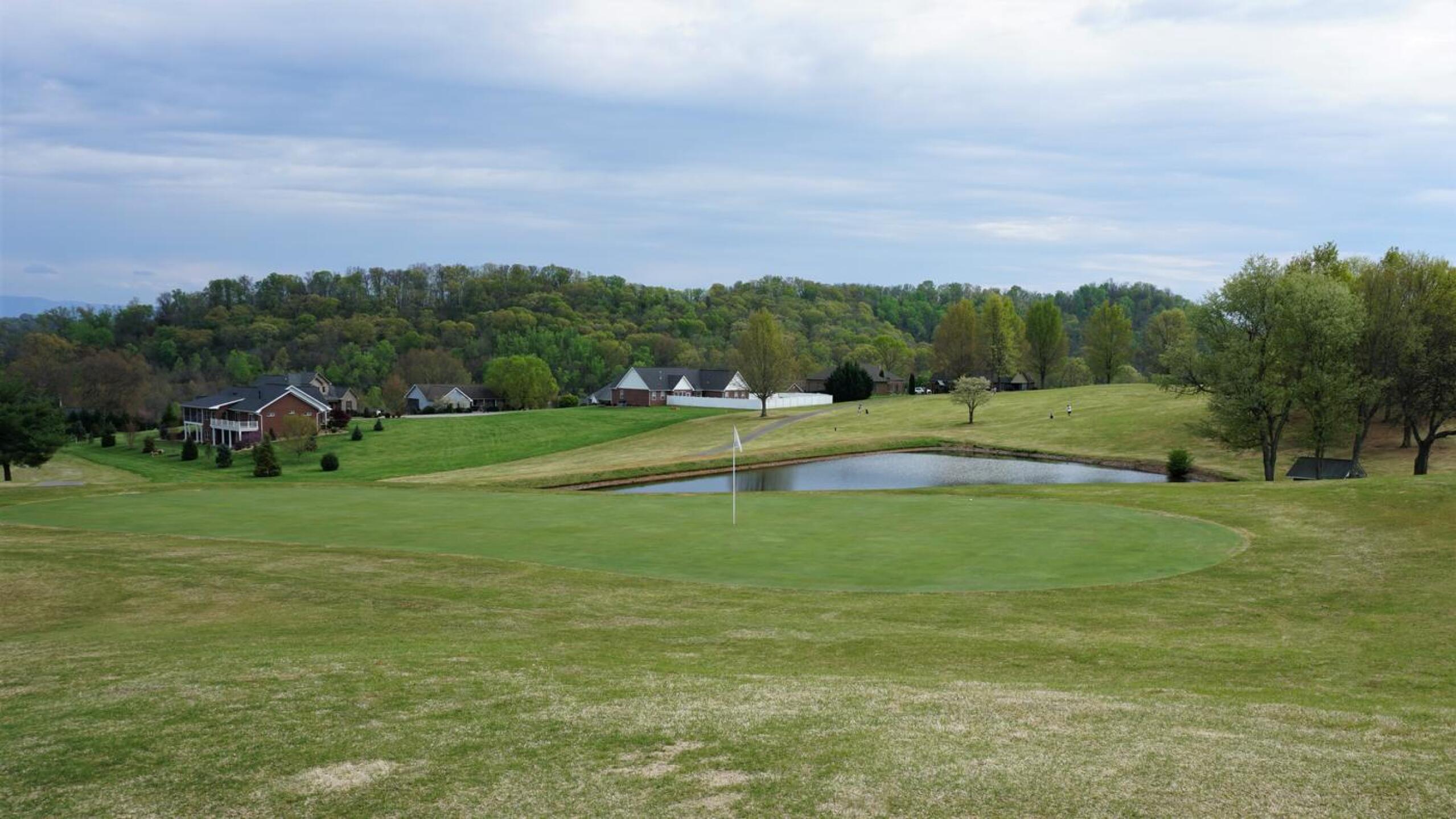 The ninth. One of the few penal holes at Patriot Hills, as a pond threatens to swallow your second shot. (Photo submitted by AptlyLinked on 04/20/2021)
