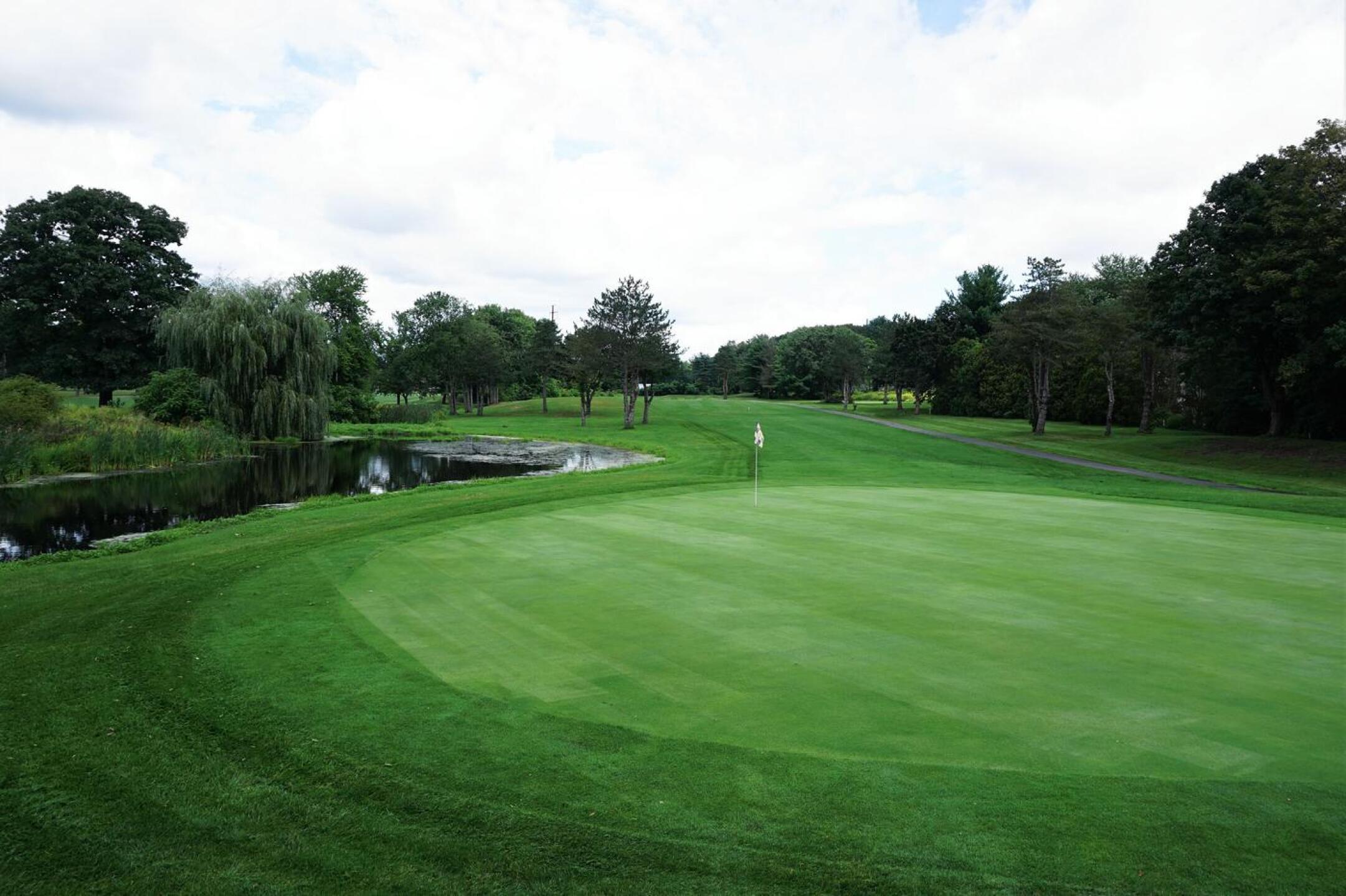 Hole 3: Par-4, 415: Tough driving hole where a pond awaits sliced or pushed approach shots. (Photo submitted by AptlyLinked on 08/25/2021)