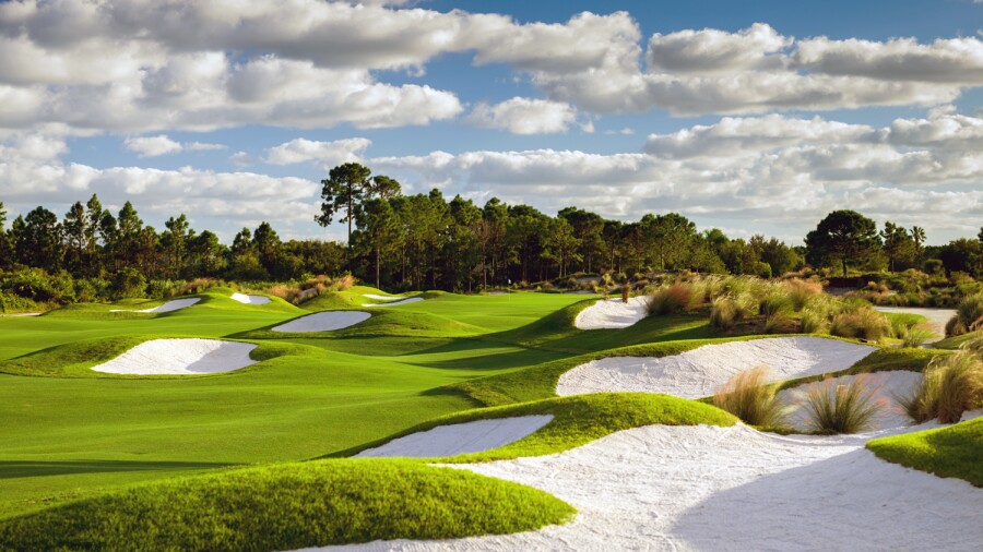 PGA Golf Club - Dye golf course - hole 1