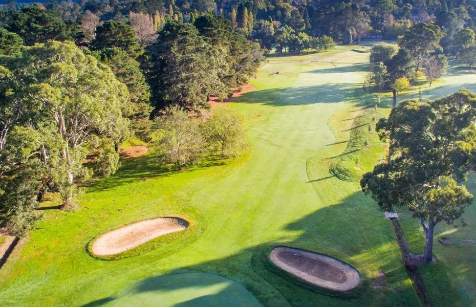 Aerial view from Bowral GC