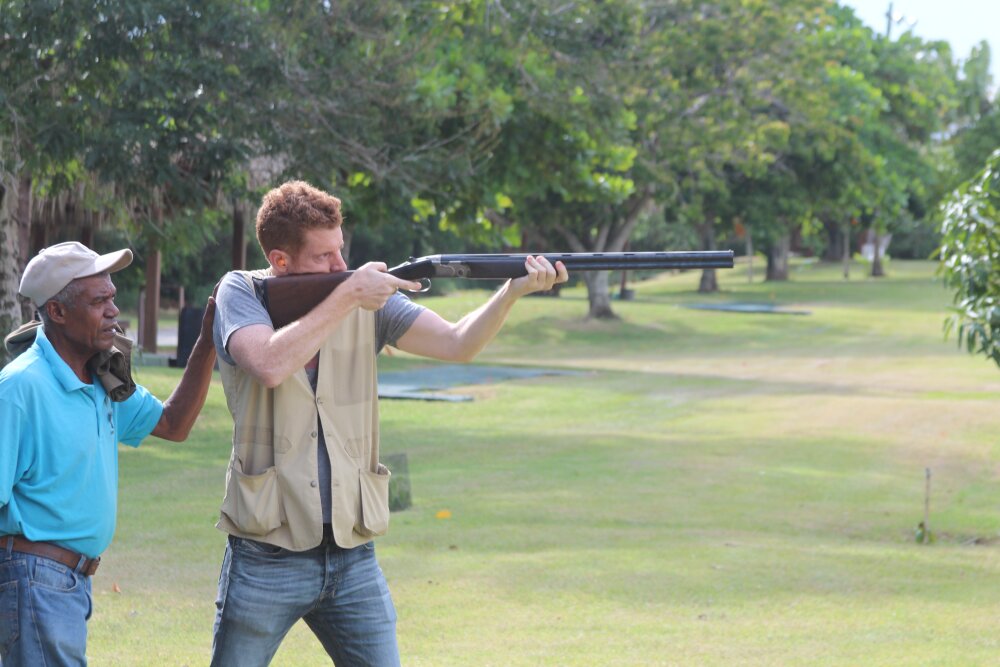 clay pigeon shooting range