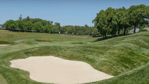 TPC River Highlands golf course - no. 18