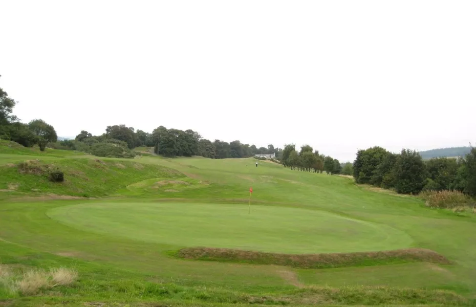 17th green at St Deiniol