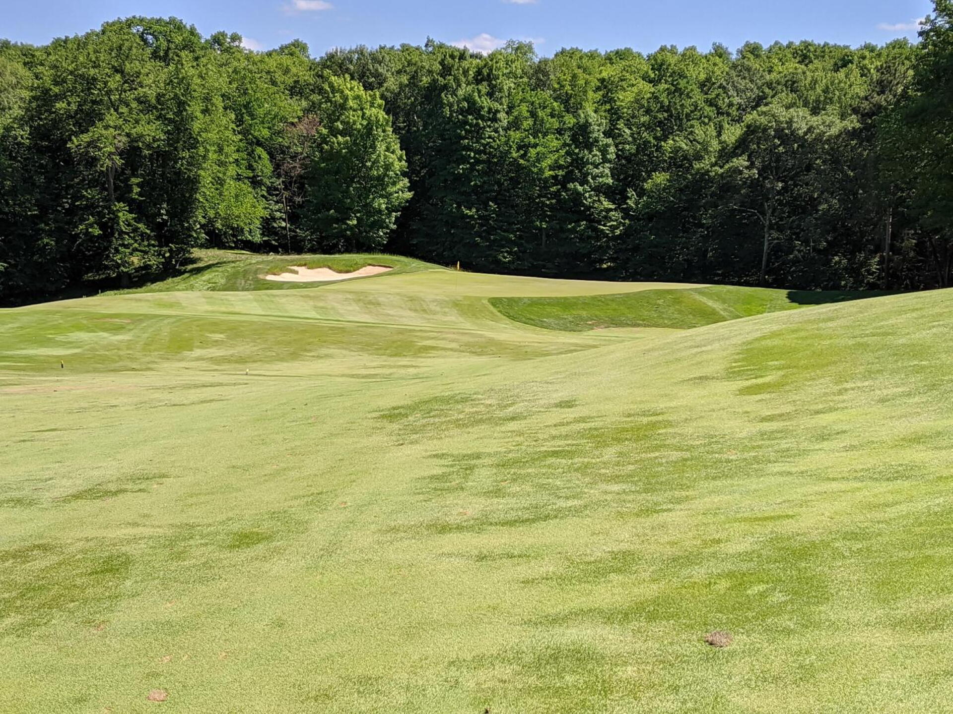Hole 15 - a stunning downhill par 4 (Photo submitted by GolferJake78 on 06/28/2020)