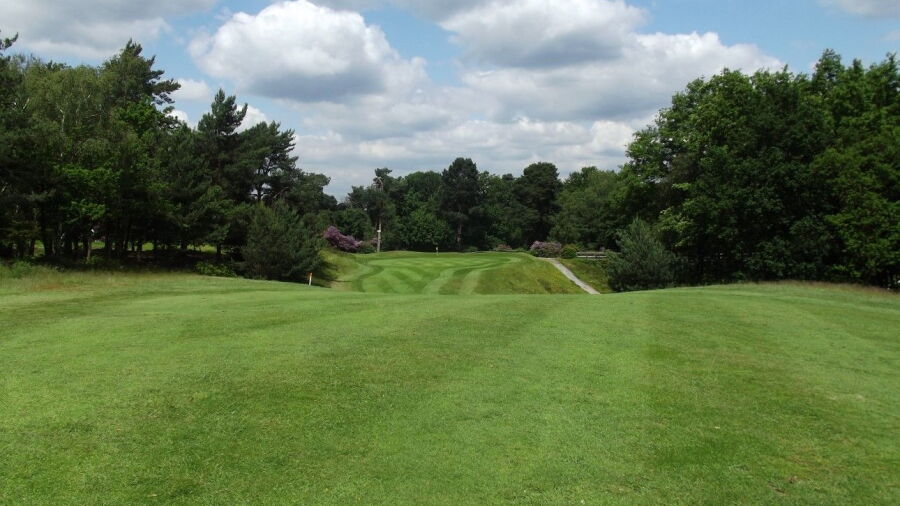 16th green at Addington