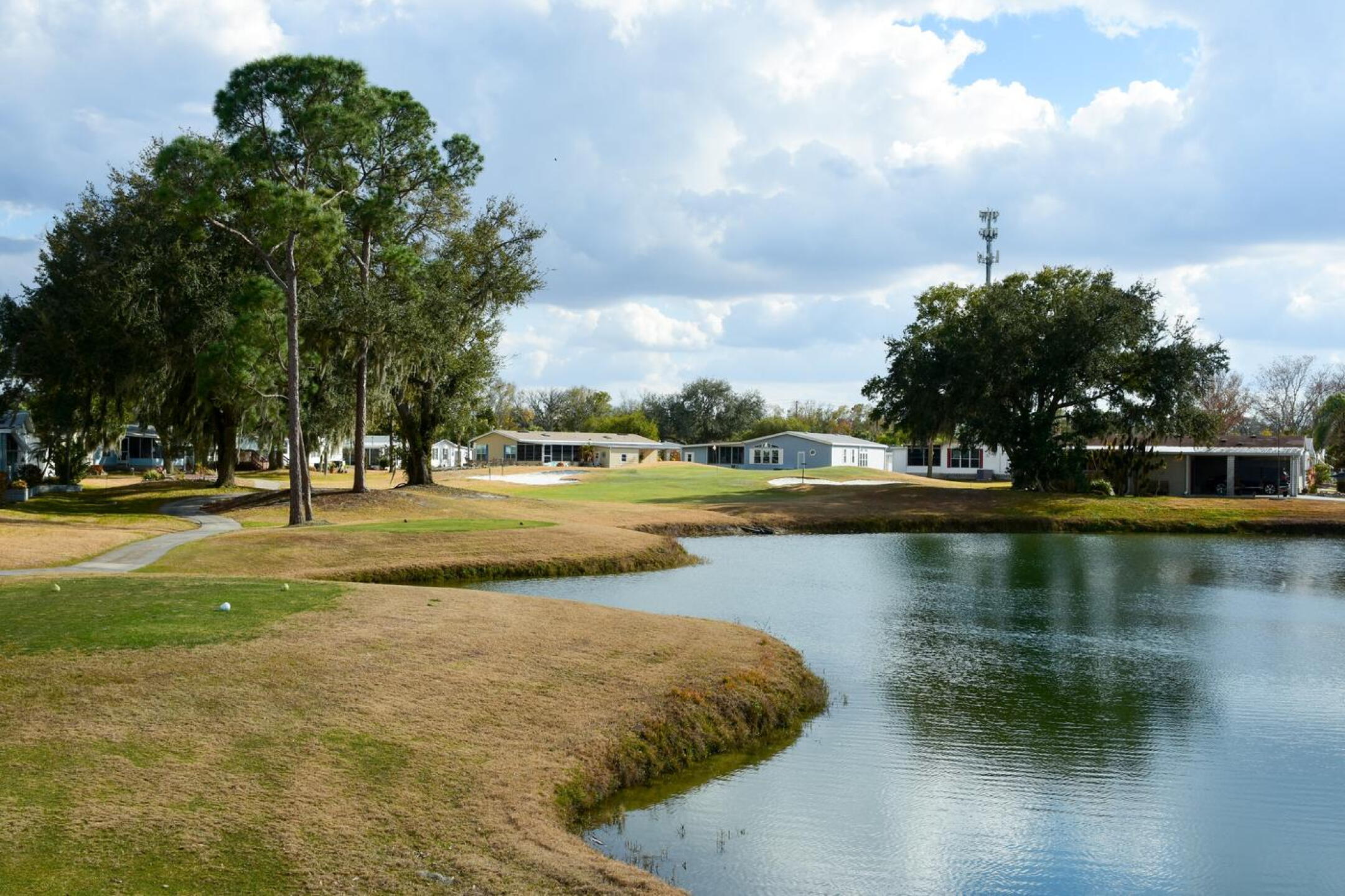A view of the seventh green from its tee. Not an overpowering par-3, it instead emphasizes precision. (Photo submitted by AptlyLinked on 02/18/2026)