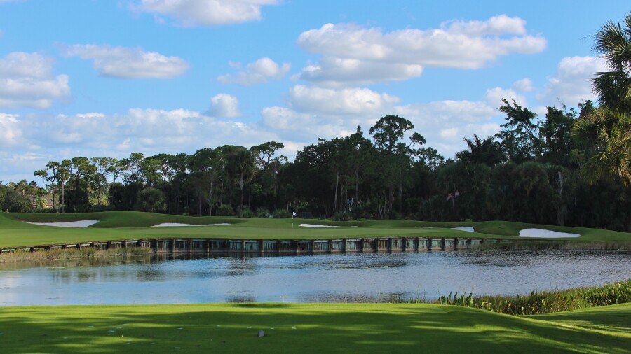 Rees Jones course at The Breakers Palm Beach - hole 8 