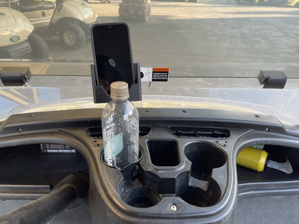 Cell Phone Seat - golf cart
