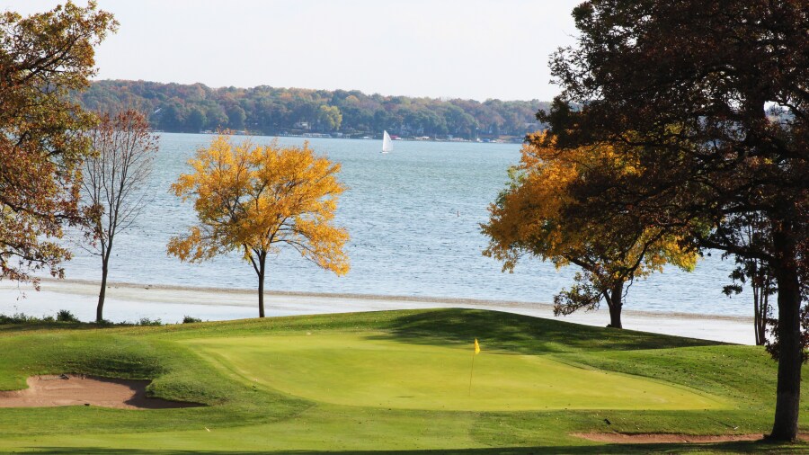 Lake Lawn Resort golf course - hole 2