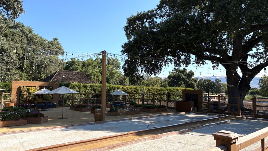 CordeValle bocce ball courts 