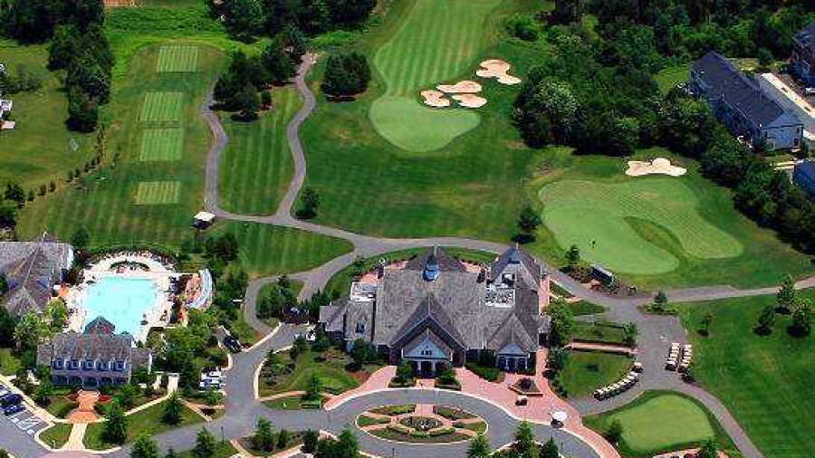 The Piedmont Club: Aerial view