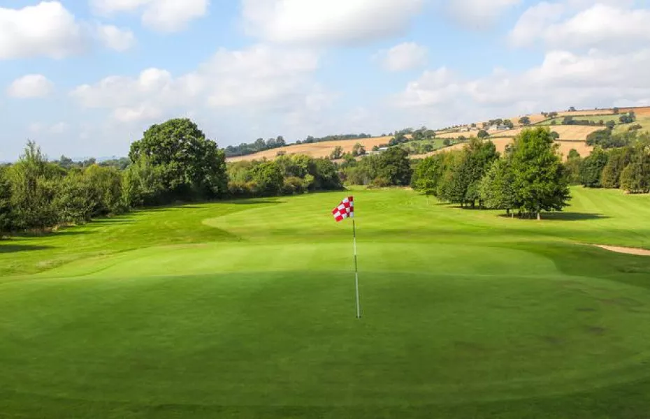 16th green at Feldon Valley