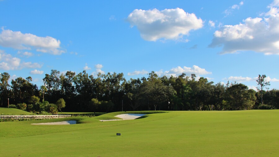 Rees Jones course at The Breakers Palm Beach - hole 15 
