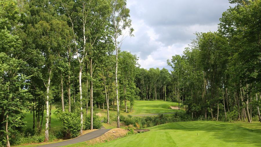 The 14th hole on the Fily Course