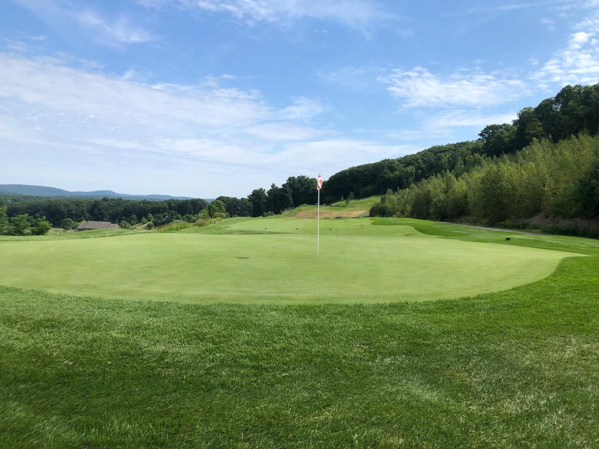1st hole from behind the green (Photo submitted by blamege on 08/15/2020)