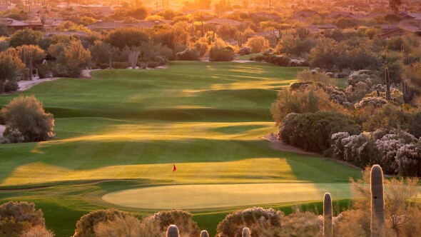 Las Sendas golf course - No. 9