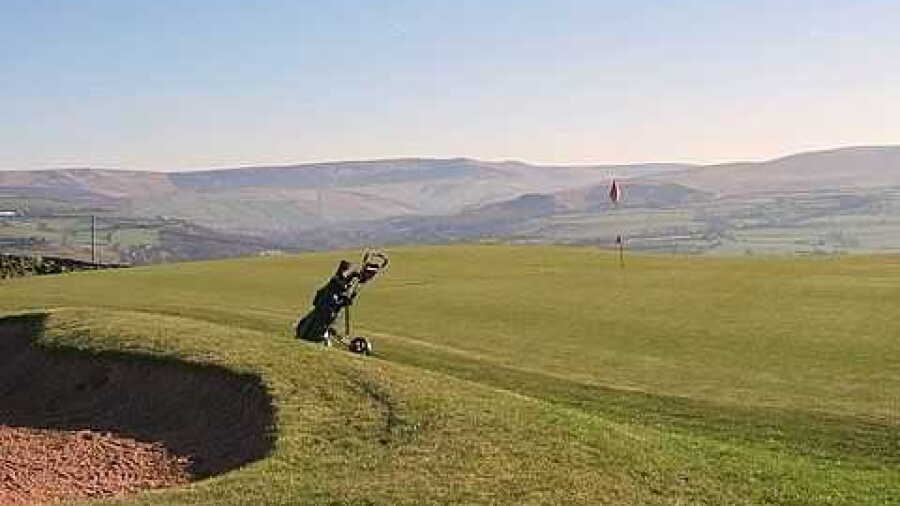 4th hole on the New Mills Golf Course